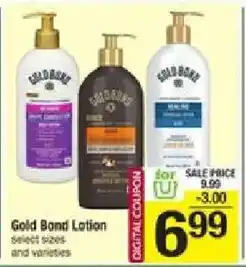 Star Market Gold Bond Lotion offer