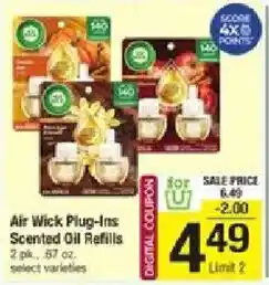 Star Market Air Wick Plug-Ins Scented Oil Refills offer