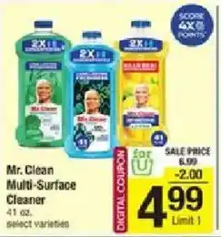 Star Market Mr. Clean Multi-Surface Cleaner offer
