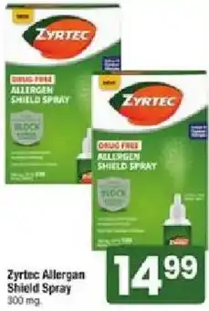Star Market Zyrtec Allergan Shield Spray offer