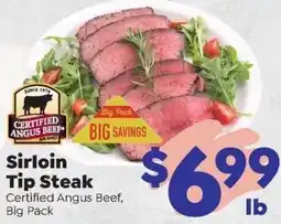 Sentry Certified Angus Beef Sirloin Tip Steak offer