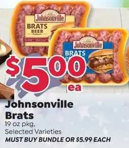 Sentry Johnsonville Brats offer