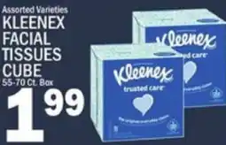 C Town Kleenex facial tissues cube offer