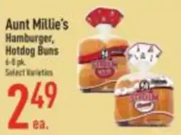 Strack & Van Til Aunt Millie's Hamburger, Hotdog Buns offer