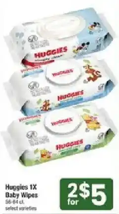 Star Market Huggies 1x Baby Wipes offer