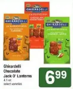 Star Market Ghirardelli Chocolate Jack O' Lanterns offer