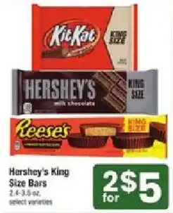 Star Market Hershey's King Size Bars offer