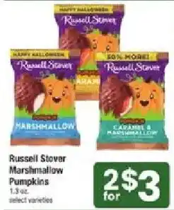 Star Market Russell Stover Marshmallow Pumpkins offer