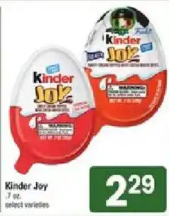 Star Market Kinder Joy offer
