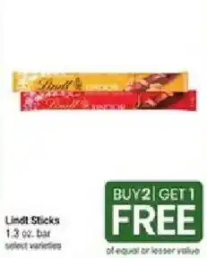 Star Market Lindt Sticks offer