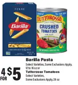 Big Y Barilla Pasta offer
