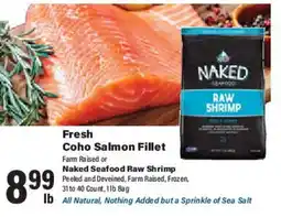 Big Y Naked Raw Shrimp offer