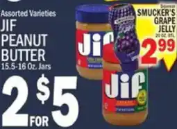 C Town Jif peanut butter offer