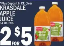 C Town Krasdale apple juice offer