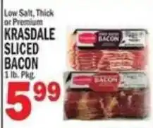 C Town Krasdale sliced bacon offer