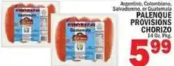 C Town Palenque Provisions Chorizo offer