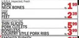 C Town Pork Neck Bones offer