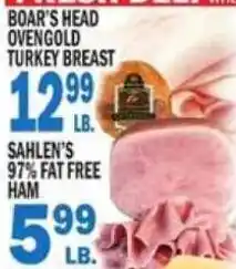 C Town Boar's Head oven gold turkey breast offer