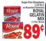 C Town Royal gelatin mix offer