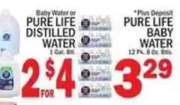 C Town Pure Life distilled water offer