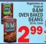 C Town B&M oven baked beans offer