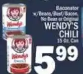 C Town Wendy's chili offer