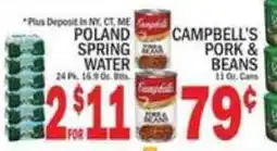 C Town Campbell's pork & beans offer