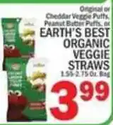C Town Earth's Best Organic Veggie Straws offer