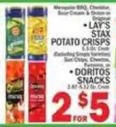 C Town Lay's Stax Potato Crisps offer