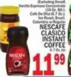 C Town Nescafe clasico instant coffee offer