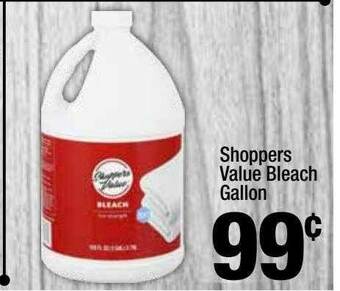 Super King Markets Shoppers Value Bleach Gallon offer