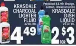 C Town Krasdale charcoal lighter fluid offer