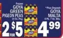 C Town Goya green pigeon peas offer