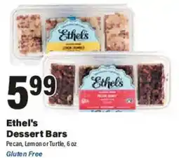 Big Y Ethel's Dessert Bars offer
