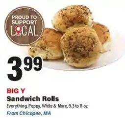Big Y Big Y Sandwich Rolls offer