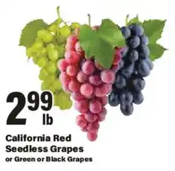 Big Y California Red Seedless Grapes offer