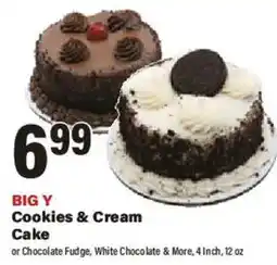 Big Y Big Y Cookies & Cream Cake offer