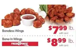 Family Fare Fresh & Finest Boneless Wings offer