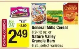 Star Market General Mills Cereal or Nature Valley Granola Bars offer