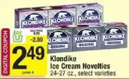 Star Market Klondike Ice Cream Novelties offer