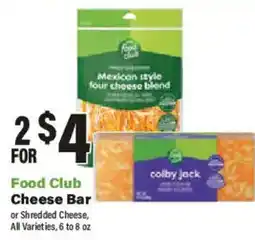 Big Y Food Club Cheese Bar offer
