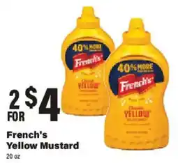 Big Y French's Yellow Mustard offer