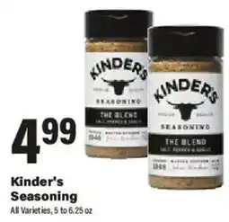 Big Y Kinder's Seasoning offer