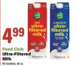 Big Y Food Club Ultra-Filtered Milk offer
