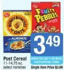 Star Market Post Cereal offer