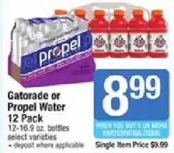 Star Market Gatorade or Propel Water offer