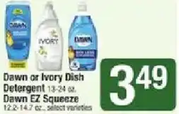 Star Market Dawn or Ivory Dish Detergent offer