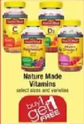Star Market Nature Made Vitamins offer