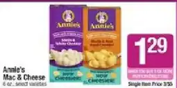 Star Market Annie's Mac & Cheese offer