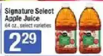 Star Market Signature Select Apple Juice offer